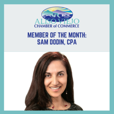 Aliso Viejo Chamber Member of the Month | Sam Dodin, CPA